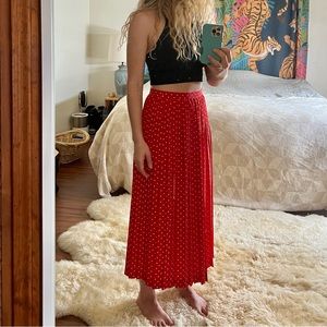 Vintage Josephine Chaus Polka Dot Skirt